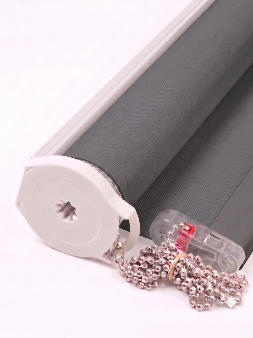 Dark Grey blackout roller shade fabric