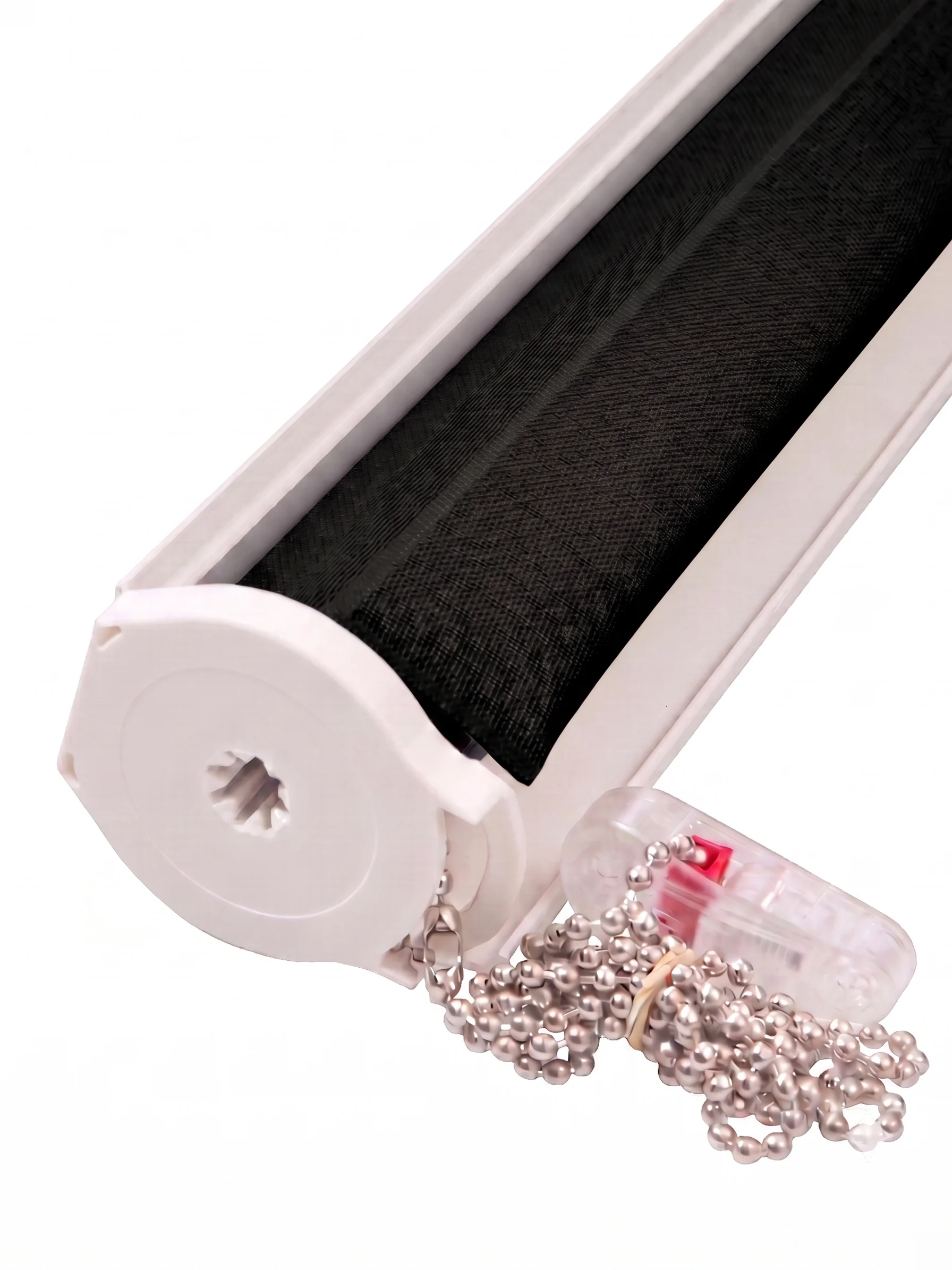 Black Green 2000 solar roller shade — workplace glare control with view-through