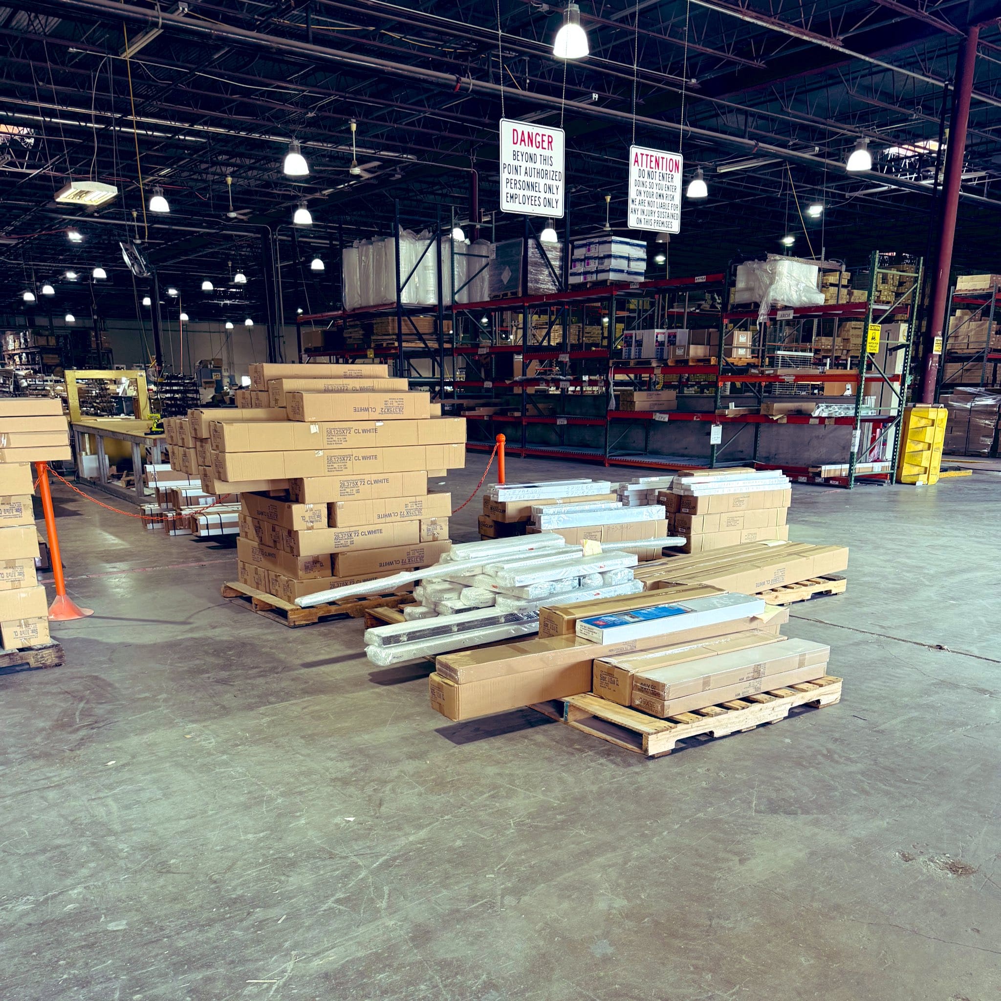 Home Builder Blinds 120K sq ft warehouse and fulfillment