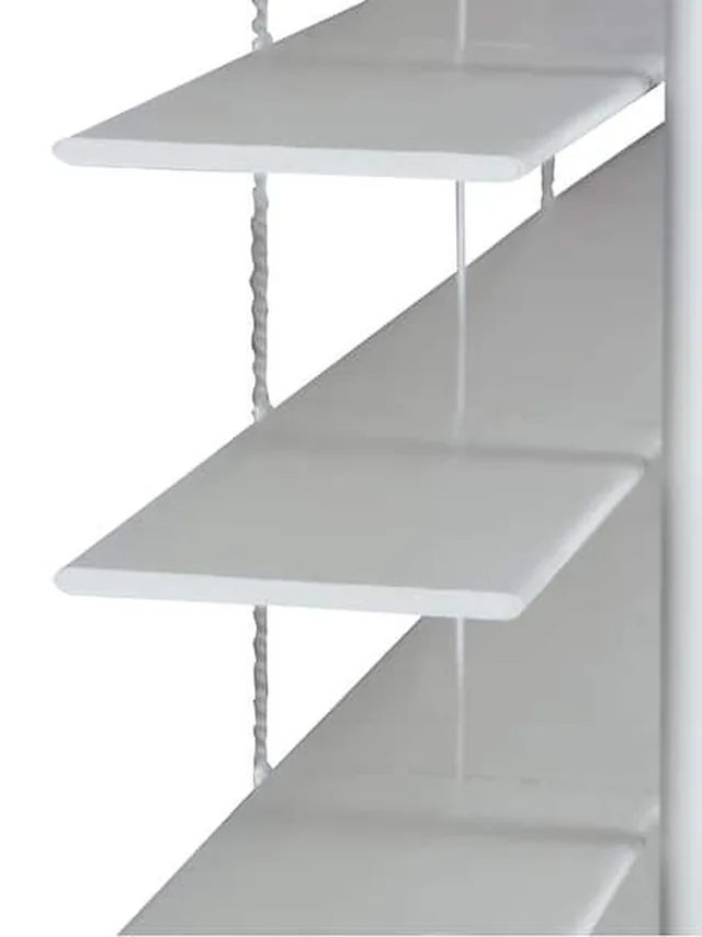 Smooth faux wood blinds product photo